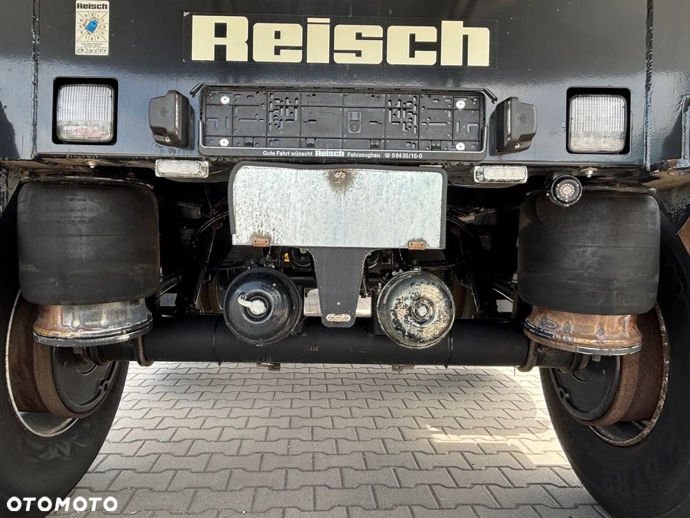 Reisch RHKS-2_SR-06 naczepa wywrotka 2 osie szeroki rozstaw osie 10 ton , DMC zestawu 38 ton (nie SCHMITZ , Schwarzmuller, Carnehl , Meiller, Langendorf). stalowa, do robót ziemnych - 10