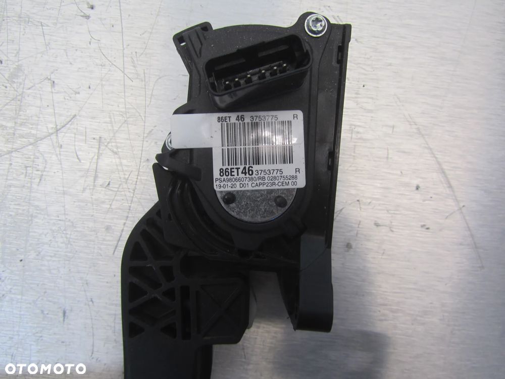Peugeot Expert-Jumpy-Proace 16r->potencjometr pedał gazu UK 86ET463753775 - 2