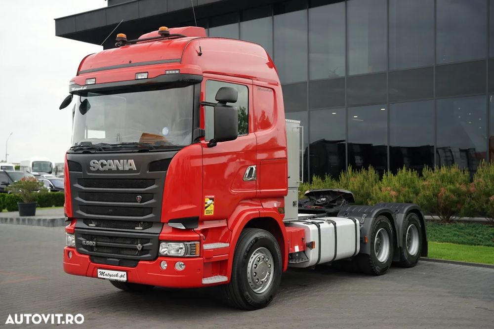 Scania R 580 / V8 / 6x4 / GVM: 95.000 KG / I-PARK COOL/ OPTICRUISE / REMORCĂ TRACTOR 3 AXIE - 5