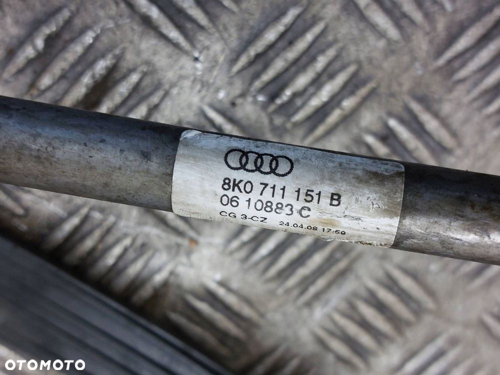 LEWAREK ZMIANY BIEGÓW + DRĄŻEK 6B AUDI A4 B8 8K0711025K 8K0711151B - 8