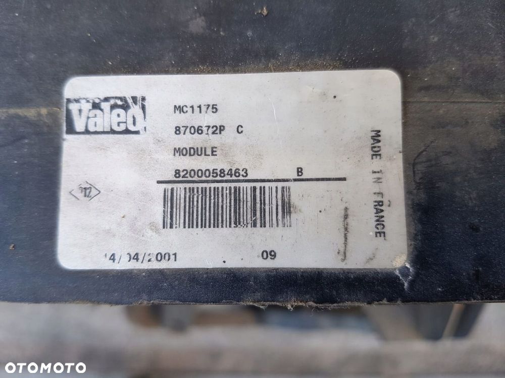 RENAULT MASTER II 2 PAS PRZÓD PRZEDNI WENTYLATOR CHŁODNICE KOMPLET ORYGINAŁ - 5