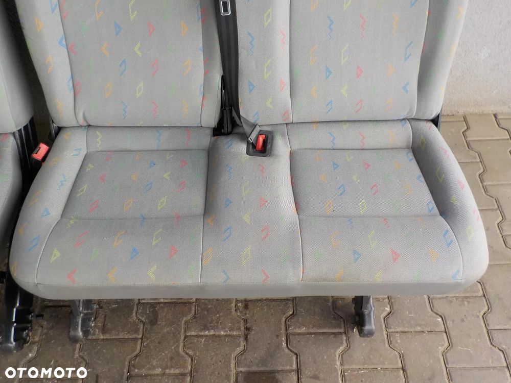 VW T5 T6 FOTEL FOTELE SIEDZENIA RZĄD ŚRODKOWY TYŁ INKA - 4