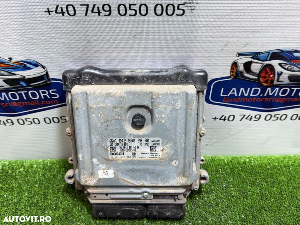 CALCULATOR MOTOR ECU MERCEDES BENZ W212 CLASA E E350 CDI BLUEEFFICIENCY SE 3.0 DIESEL 2010 COD OEM A6429002900 / 17513953 / COUPE 2009-2016 - 4