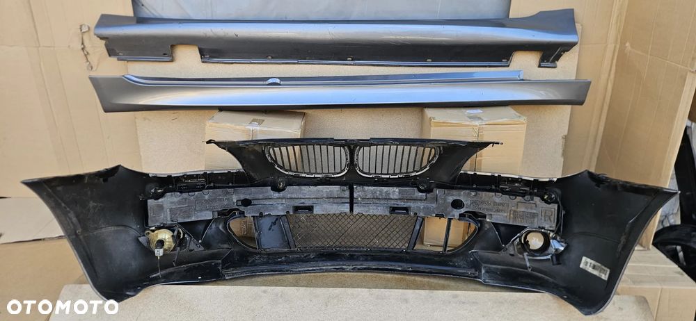BMW E60 M PAKIET ZDERZAK PRZEDNI PRZÓD TYLNY TYŁ PROGI KOMPLET SPACEGRAU WLOTY ABSORBER 7896582 - 12