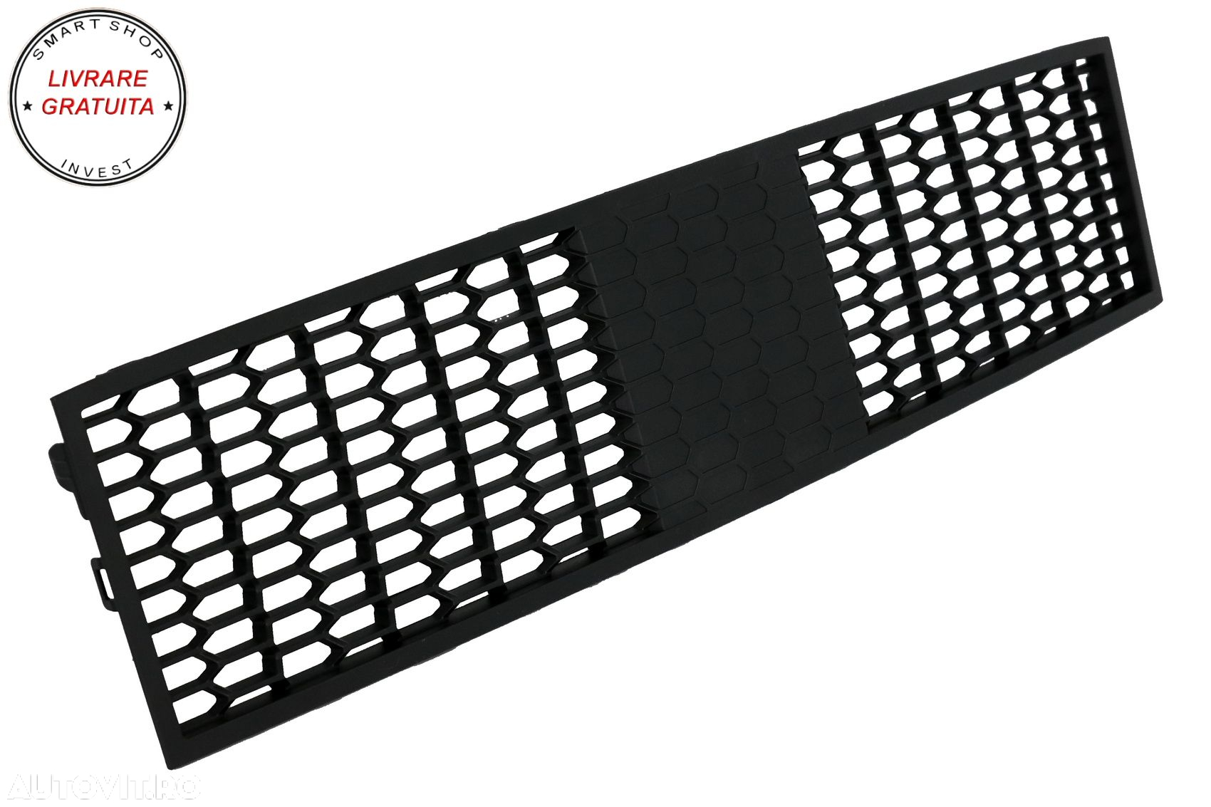Grila central inferioara compatibila cu BMW Seria 5 F10 F11 M-Tech (2009-2017) cu - livrare gratuita - 4