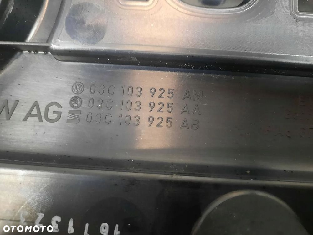 OSŁONA GÓRNA SILNIKA VW GOLF VI PASSAT B7 1.4 TSI 03C103925AM - 5