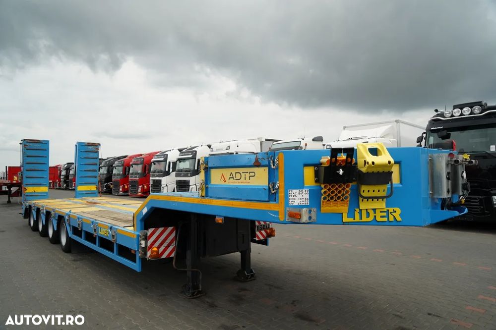 Lider CAMIOANĂ LEADER CU GĂRTĂ JOS / LĂȚITĂ / 4 AXE / AXE DE DIRECȚIE / MASĂ NETĂ AUTOMĂTĂ: 60.000 KG / IMPORTATĂ - 8