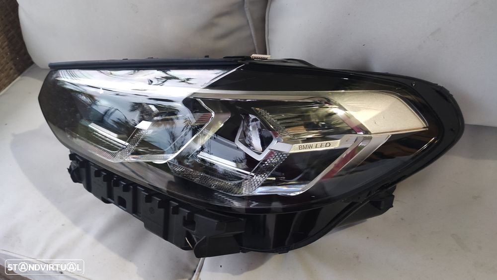 farol esquerdo full Led Adaptativ BMW X3 X4 G02 - 5A29227 - 2