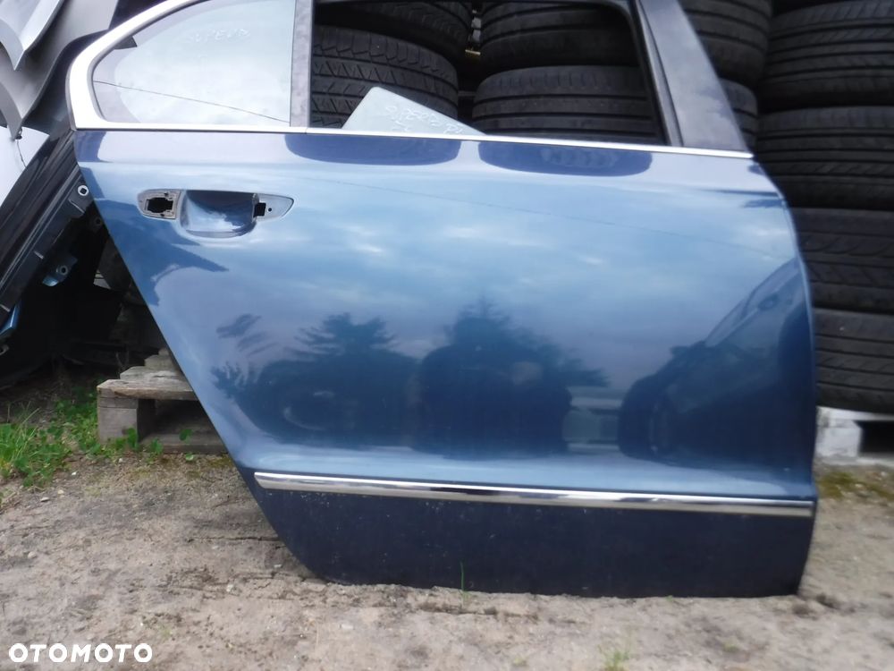 Skoda Superb II 2 LIFT FL 12-15 LW5Q F0F0 sedan liftback drzwi tyl lewe prawe HB szyba - 9