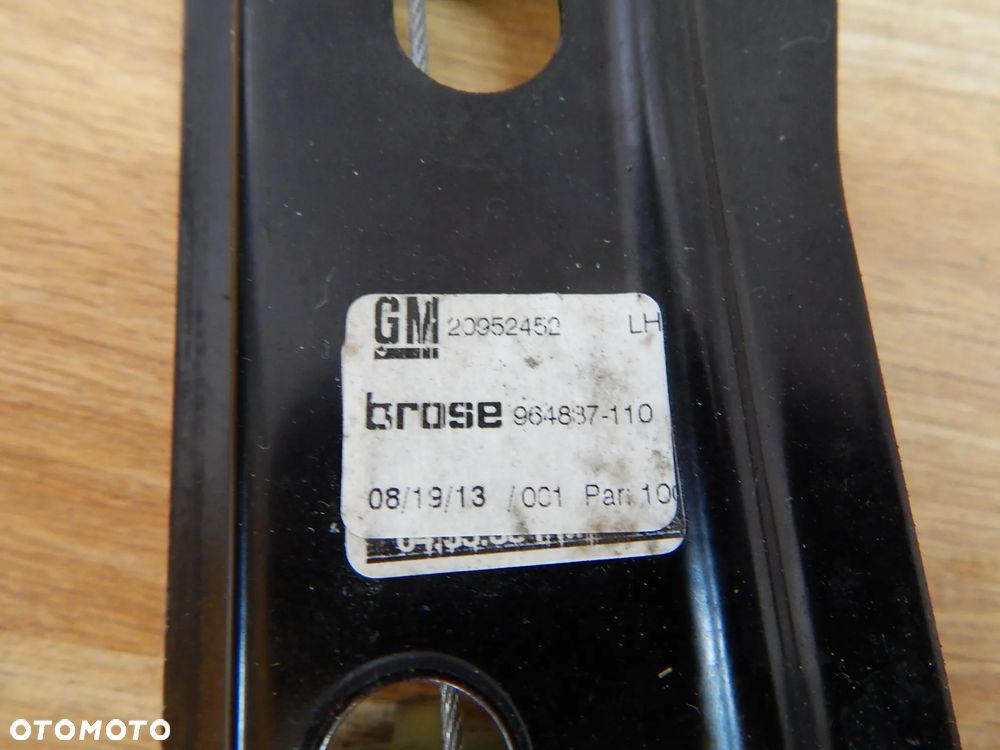 Podnośnik moduł mechanizm silniczek szyby Opel Insignia A 08-17 LIFT Łuków części - 8