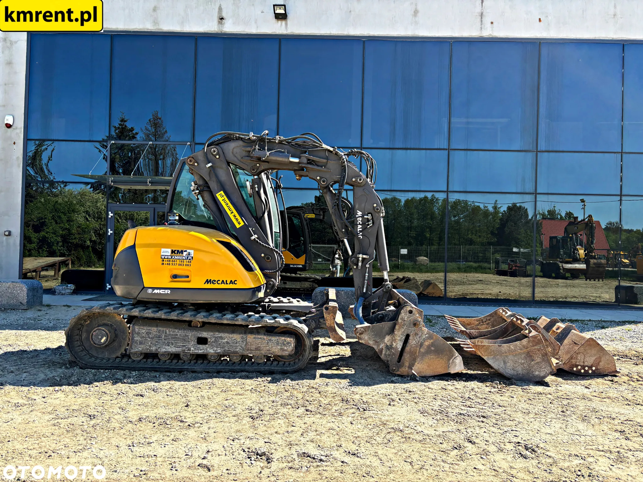 Mecalac 8 MCR MINI-KOPARKA 2016R. | JCB 8055 8080 KUBOTA KX KOMATSU PC88 - 2