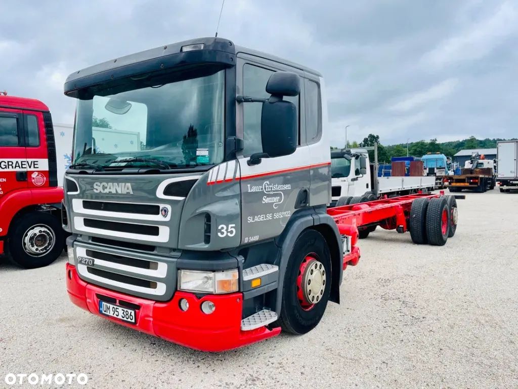 Scania Scania P R 270 6x2 oś skrętna podwieszana / podwozie / rama do zabudowy / - 1