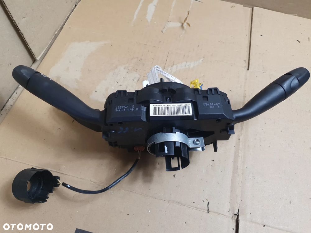} PRZEŁĄCZNIK ZESPOLONY ŚWIATEŁ WYCIERACZEK CITROEN C2 C3 PEUGEOT 206 307 406 96601446XT - 2