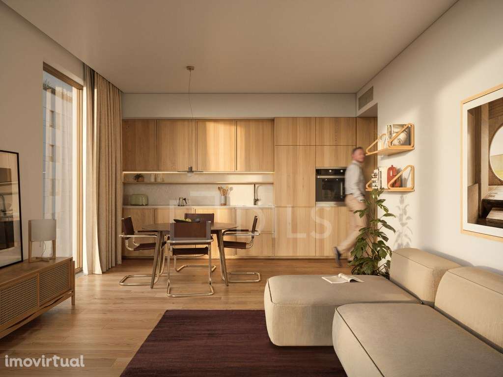 Apartamento T1 com terraço em novo empreendimento nas Avenidas Novas - Grande imagem: 5/34