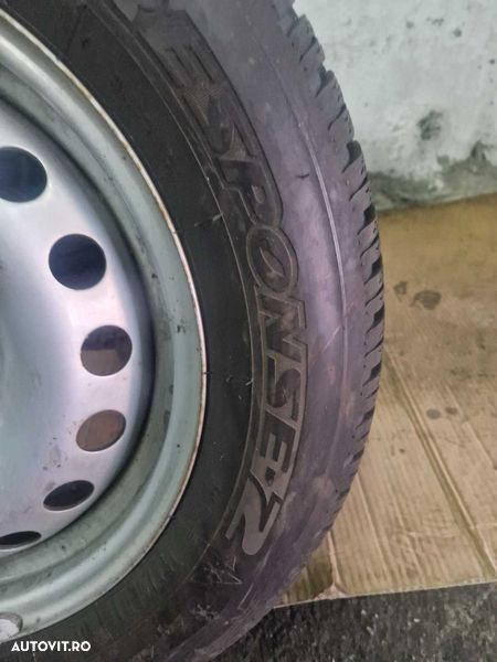 2 Dunlop R15 195/65/ Anvelope de iarnă DOT1418 - 8