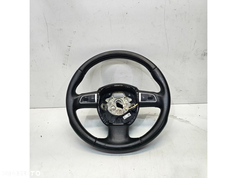 KIEROWNICA SKÓRA MULTIFUNKCJA AUDI A6 C6 A8 D3 LIFT 4E0419091DB - 1