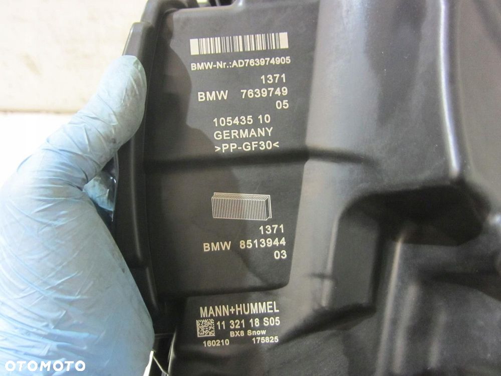 BMW X1 F48 F45 F56 B48 FILTR POWIETRZA OBUDOWA FILTRA 7639749 13717639749 - 9
