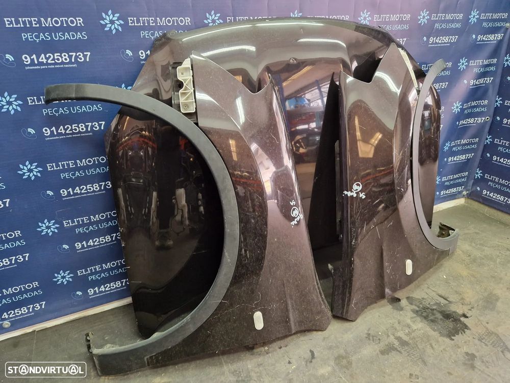 Frente completa usada NISSAN QASHQAI J10 1.6 capot parachoques guardalamas oticas radiadores - 8