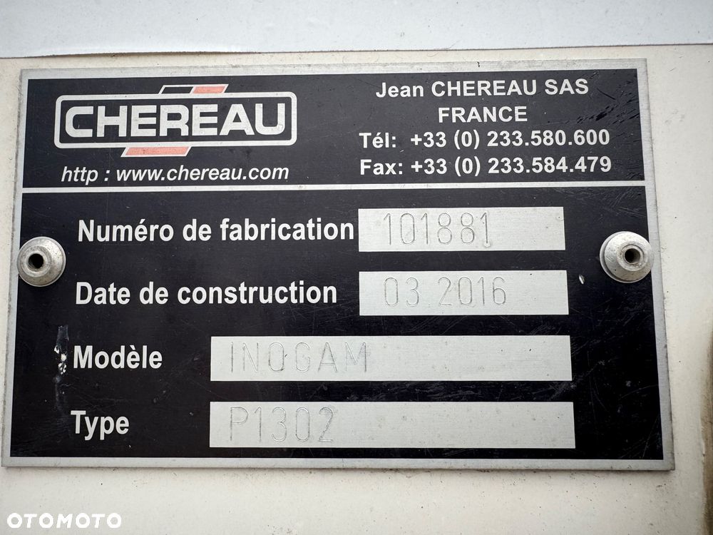 Chereau CARRIER VECTOR 155O Mało używana - 4