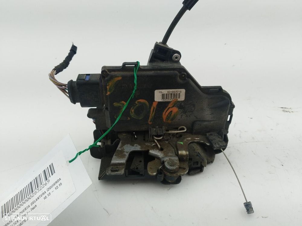 FECHADURA PORTA FRONTAL ESQUERDA SEAT ALTEA 2013 -3D1837015 - 3