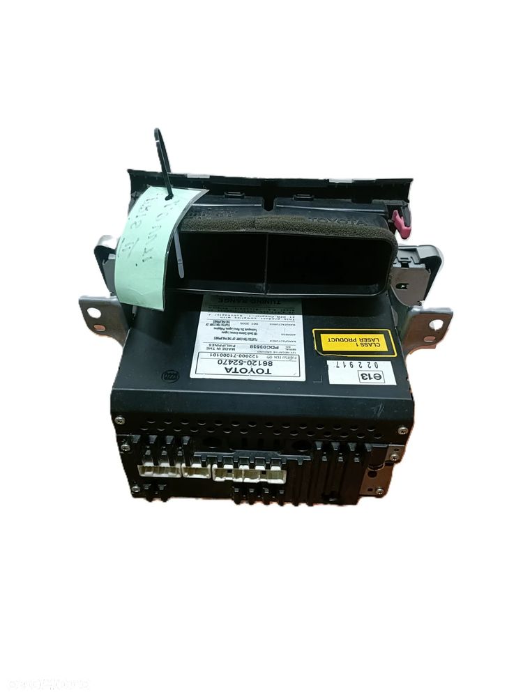 TOYOTA YARIS II 05-11 radioodtwarzacz radioodbiornik radio 8612052470 * - 5