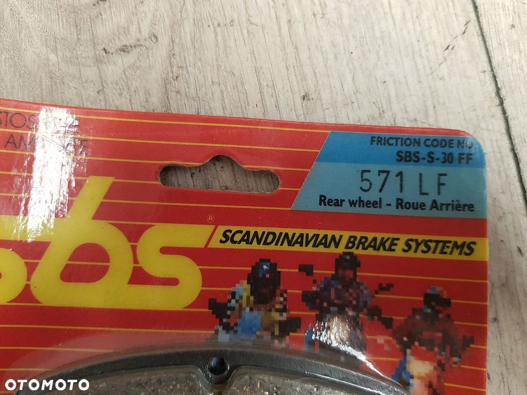 Klocki hamulcowe SBS 571 LF Honda CBX400F NV400 VF400F CBX550F - 3