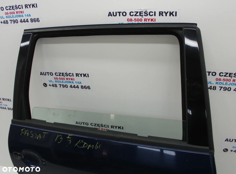 VW Passat B5 kombi Drzwi LN5Y Prawy Tył Zamek Boczek Szyba Zawiasy - 2