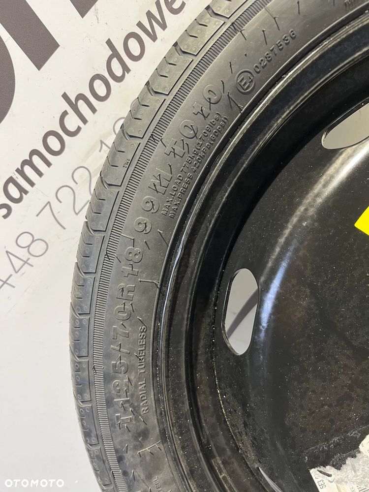 KOŁO DOJAZDOWE R18 5X112 ET25.5 T125/70R18 VW 31.2JX18H2  5E3601011L,5E3601324.5Q0601027 - 2