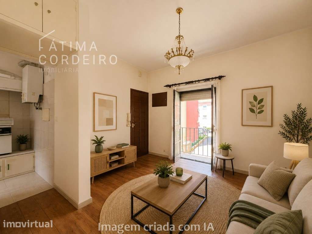 T2 com logradouro situado em Plena Alcantara, junto á saída da Pont... - Grande imagem: 3/32