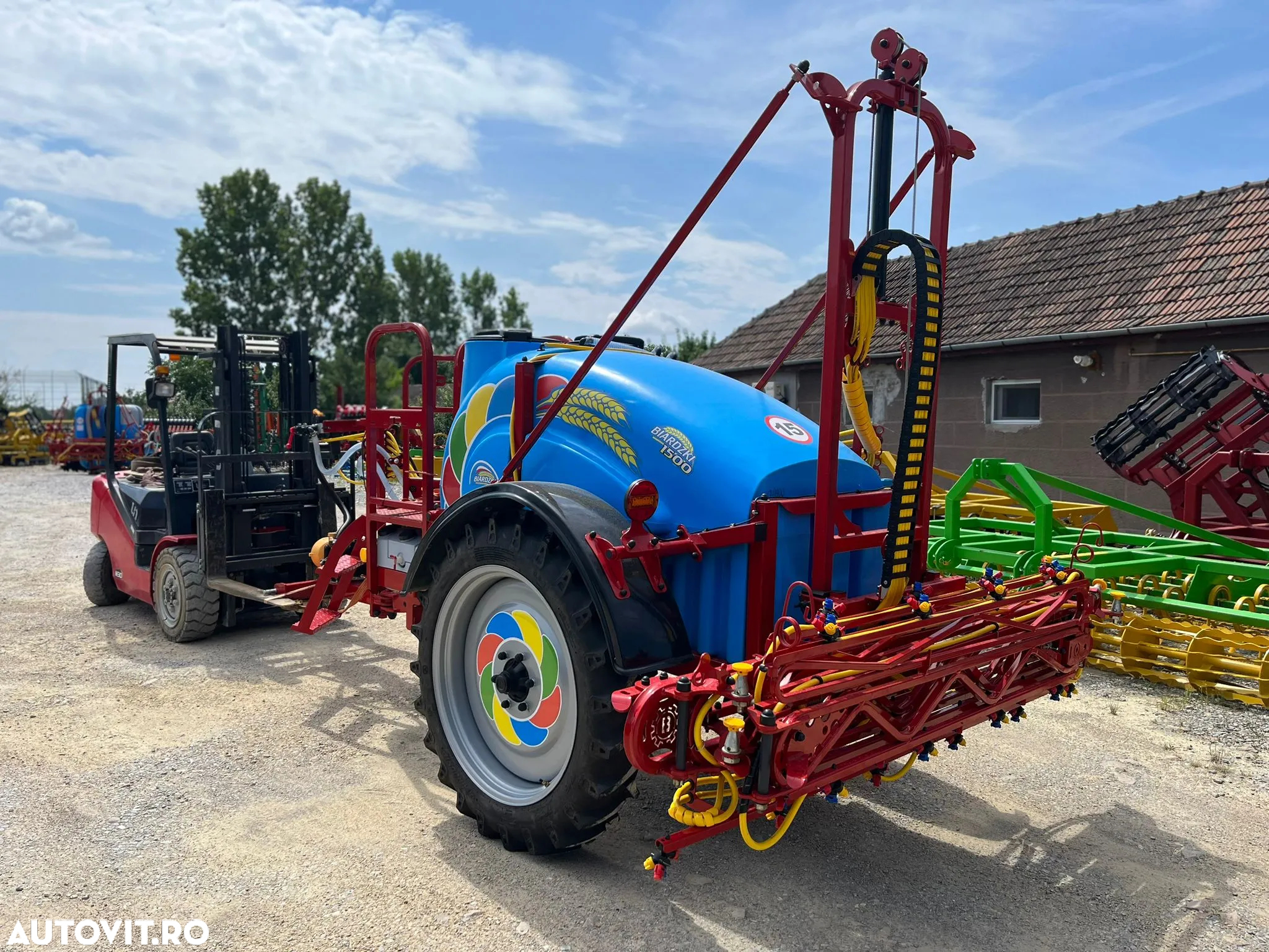 Terraking Biardzki Instalatie de erbicidat tractat 1500L cu 15M - 6