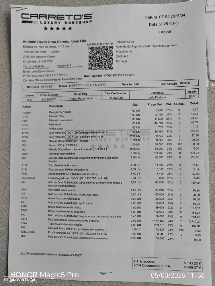 Mercedes-Benz S 320 - 45