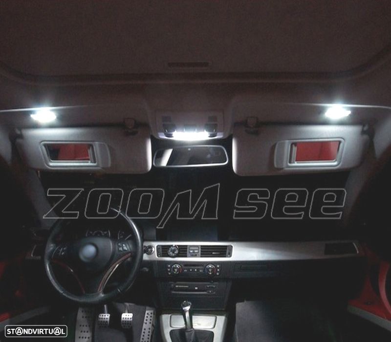 KIT COMPLETO DE 18 LAMPADAS LED INTERIOR BMW SERIE 3 E93 CONVERTIBLE 318I 320D 320I 325D 325I 330D 3 - 5