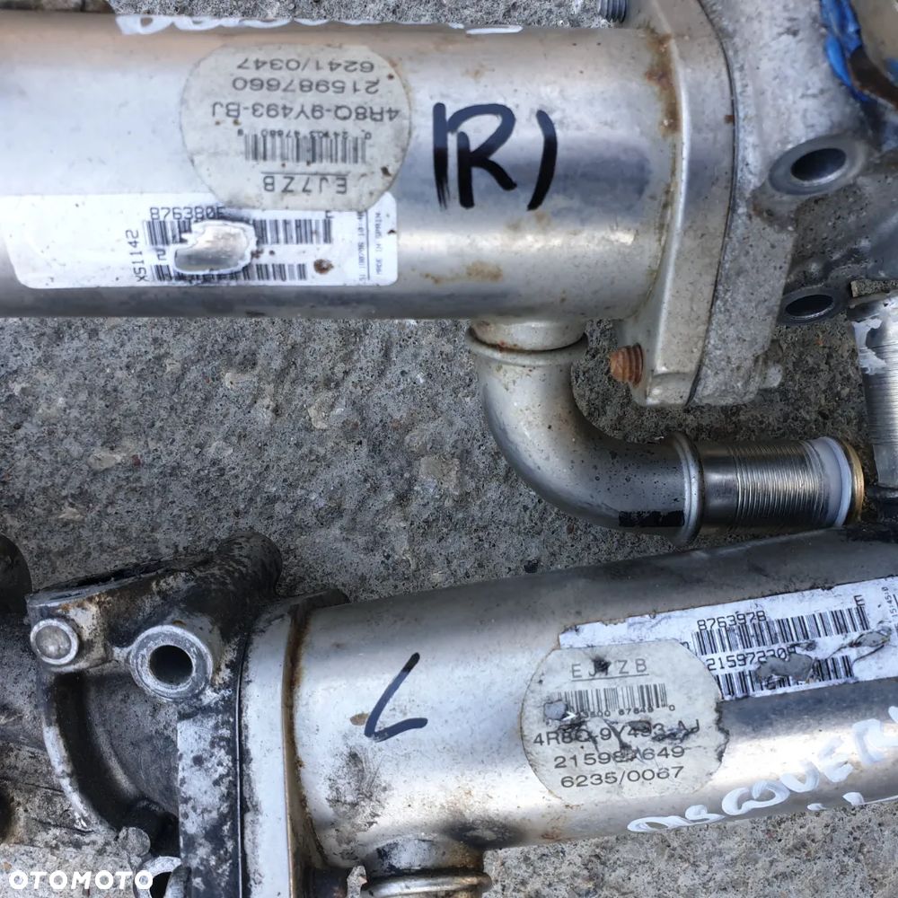 LAND ROVER DISCOVERY III ZAWOR EGR CHLODNICZKA LEWY 4R8Q-9Y493-BJ - 2