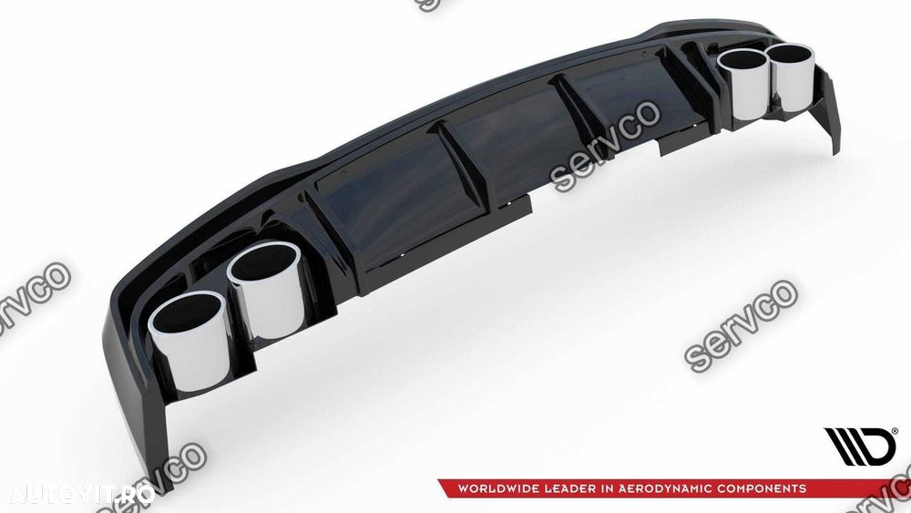 Difuzor bara spate si imitatii evacuare Audi A6 C8 S-Line 2023-2025 v6 - 7