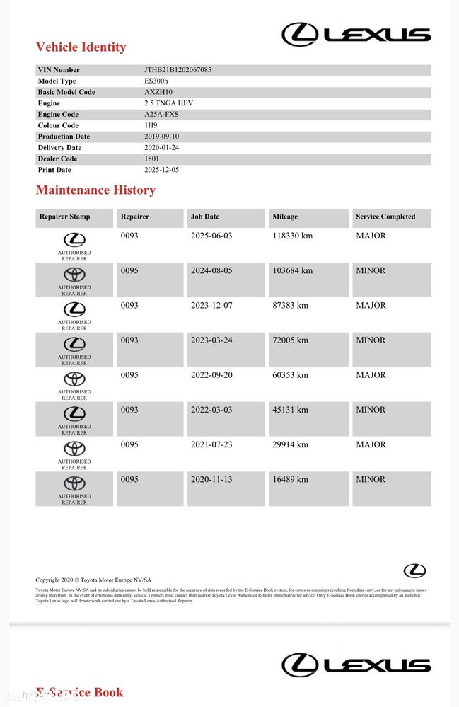 Lexus Seria ES 300h Business Edition - 40