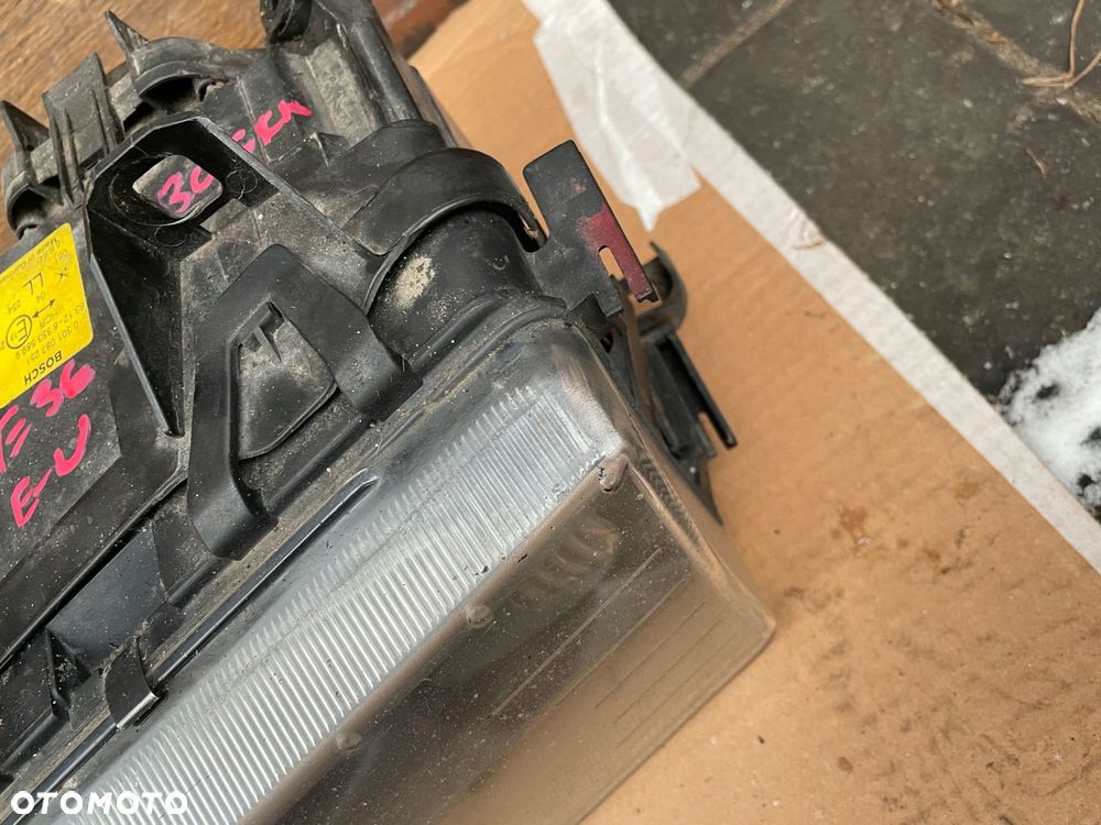 lampy przód bmw e36 coupe cabrio sedan kombi bosch soczewkowe europa - 8