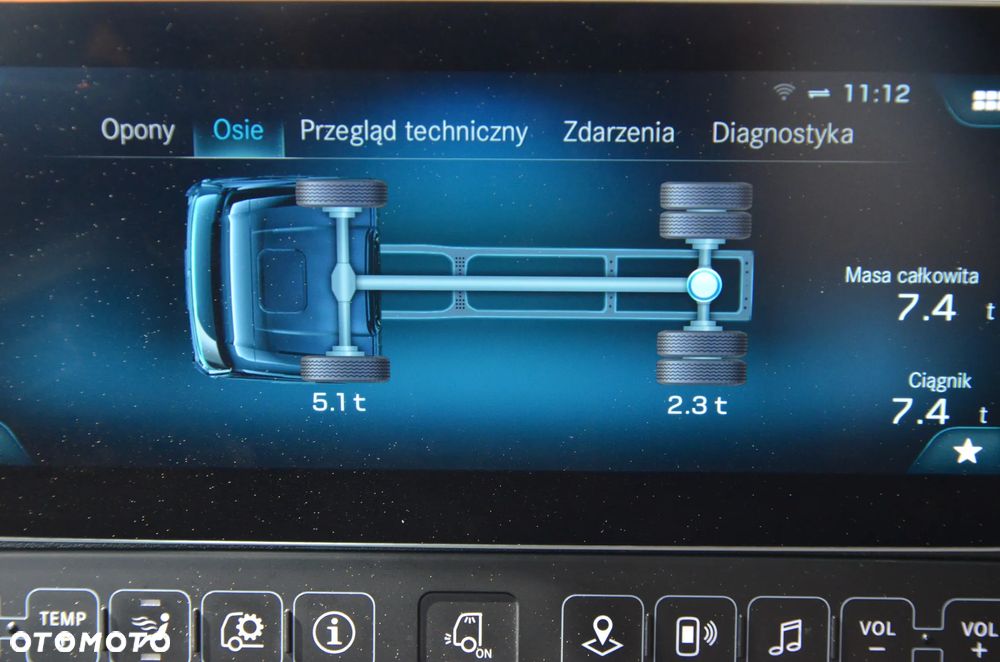 Mercedes-Benz ACTROS 1851 MEGA 2022r. KLIMA P. ECO FULL LED ACC ASYSTENT KAMERY ALUSY NAVI 7294 - 21