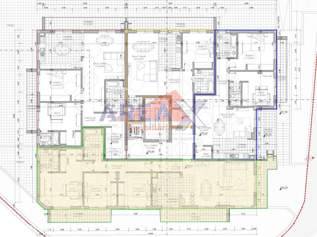 FRAÇÃO G - T3 - 1º andar com garagem fechada - Grande imagem: 2/6