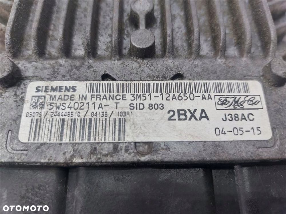 Komputer sterownik silnika Ford C-MAX I 2003-2010 2,0 TDCI 3M5112A650AA 5WS40211A - 6