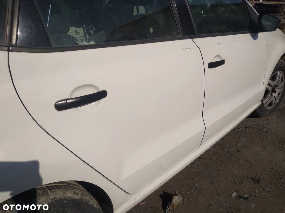 Volkswagen Polo 6R Drzwi Tył Tylne Prawe Kolor LB9A Kpl - 2