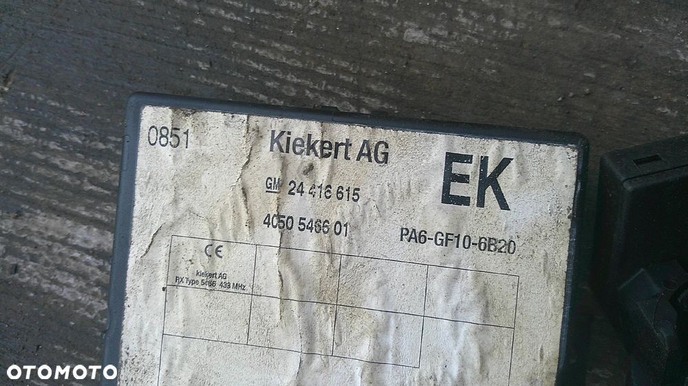OPEL VECTRA C 1.8 16V IMMO ZESTAW STARTOWY 09158689 - 3