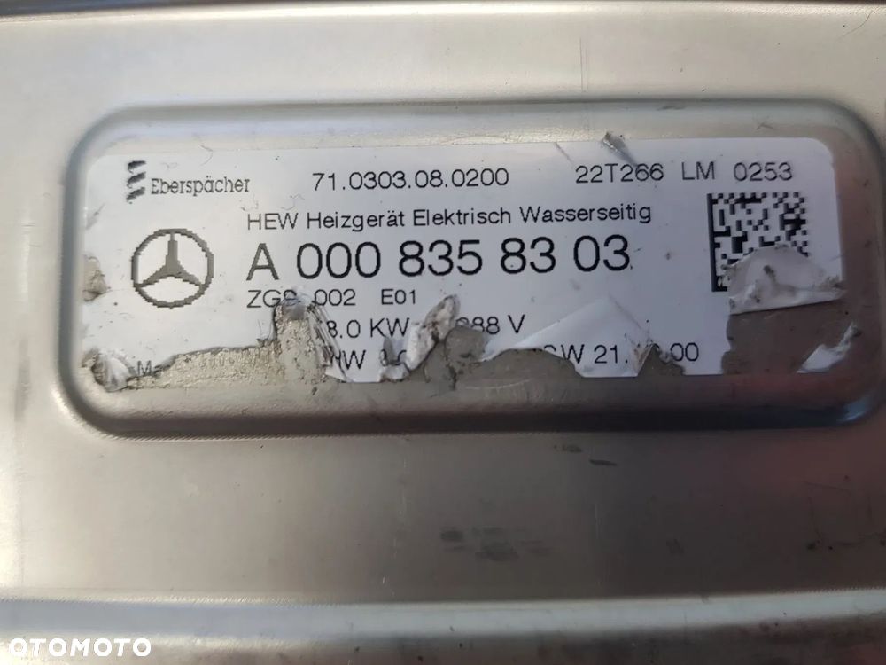 PODGRZEWACZ AKUMULATORA MERCEDES A0008358303 - 6