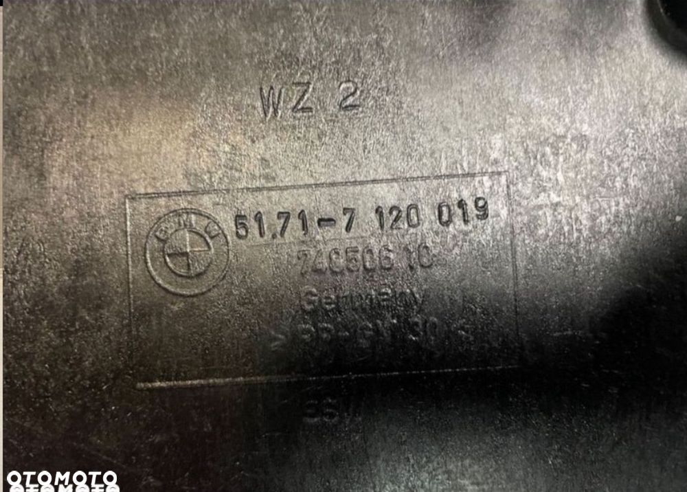 7120019 wanna podłoga bagażnika bmw 1 e87 - 3