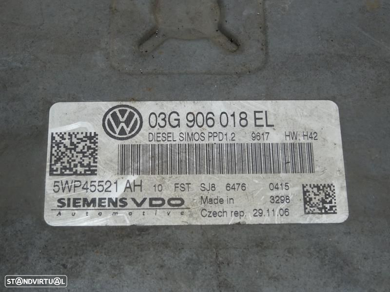 Centralina De Motor Skoda Octavia Ii (1Z3)  03G906018el / 5Wp45521ah / - 3