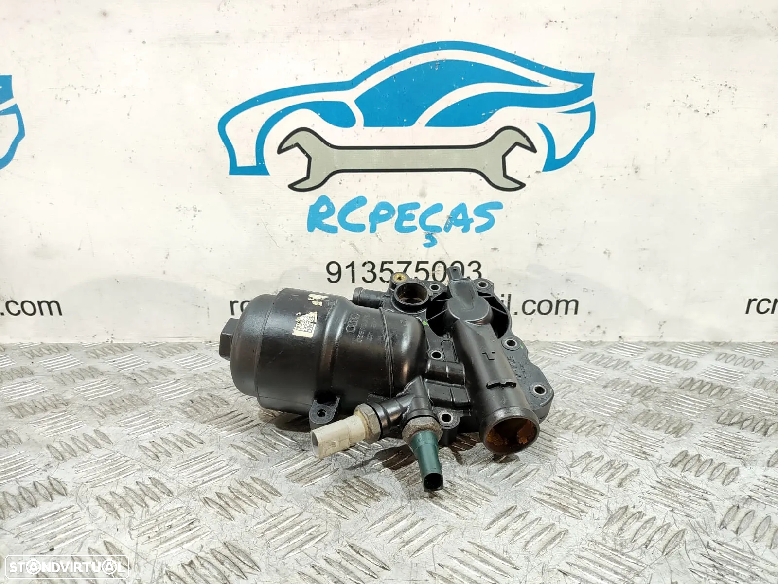 Suporte filtro de óleo de motor Audi 3.0 V6 24v 245cv CDU 059115389 059.115.389 70377288 - 2