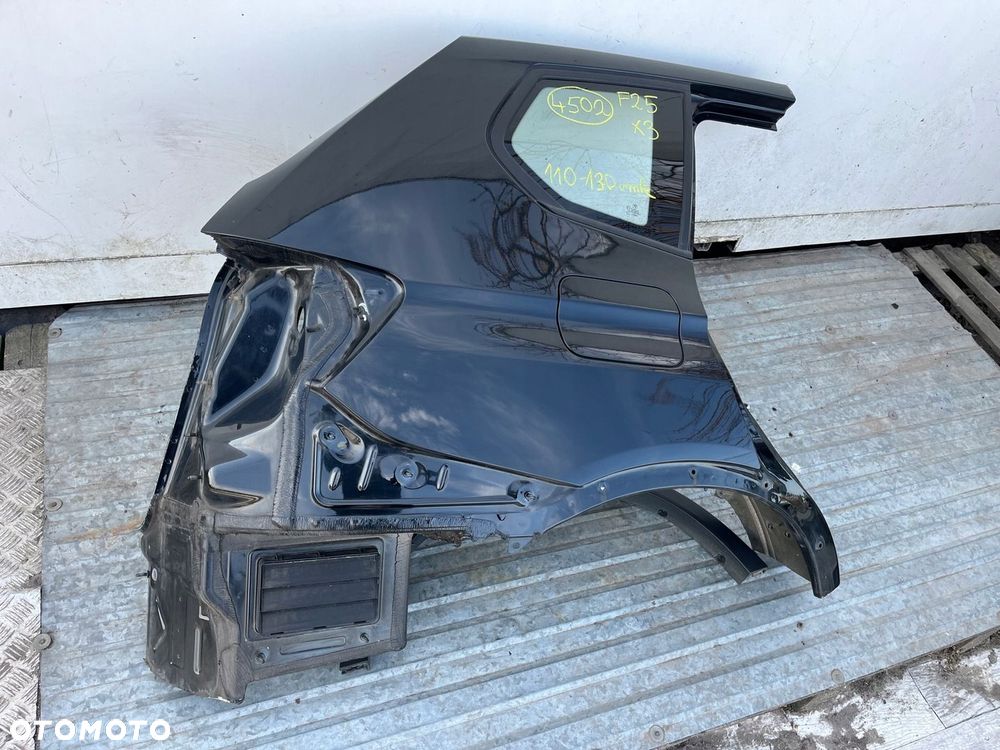 Blotnik cwiartka szyba listwa prawy tyl 475/9 BLACK SAPPHIRE BMW X3 F25 ORG - 4