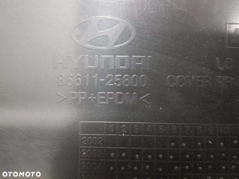 ORYGINALNY FABRYCZNIE NOWY ZDERZAK TYLNY TYŁ HYUNDAI ACCENT II 2 00-05 86611-25800 - 8