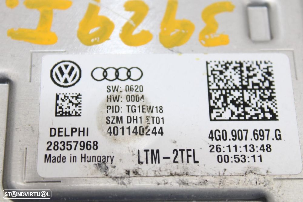 CENTRALINA FARÓIS XENON VOLKSWAGEN GOLF VII VARIANT 2014 -4G0907697G D.I. - 1