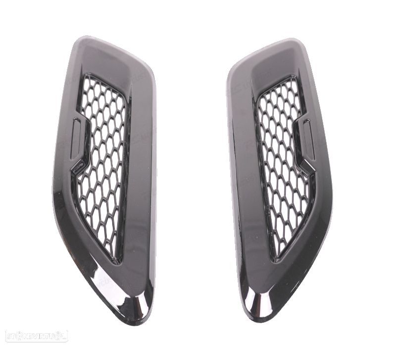 ENTRADAS DE AR RANGE ROVER EVOQUE 10-18 LOOK SVR PRETO BRILHANTE - 2