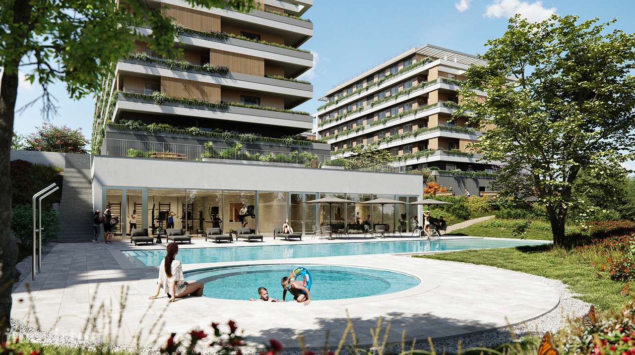 T3 Novo no Verde Vale | Piscina | Ginásio | Coworking | Metro - View 2